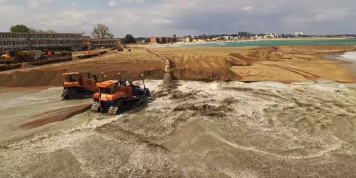 Captură video: Facebook/Administraţia Bazinală de Apă Dobrogea Litoral