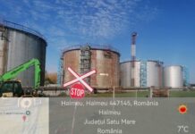 Pericol major provocat de depozitarea necorespunzătoare a azotatului de amoniu în Satu Mare Foto: Facebook/Garda Națională de Mediu