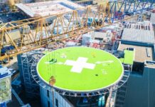 Investiție vitală: avansează construcția Centrului pentru Mari Arși din Timișoara Foto: Facebook/Cosntrucții Erbașu