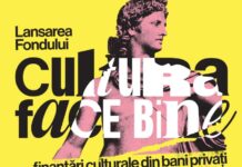 A fost lansat Fondul Naţional ”Cultura Face Bine” Foto: Facebook/Cultura Face Bine