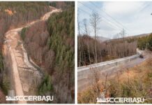 Drumul județean care leagă Valea Doftanei de Brașov prinde contur Foto: Facebook/Construcții Erbașu