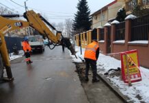 Infrastructură S5 a finalizat o lucrare importantă pe strada Conea Foto: Infrastructură S5
