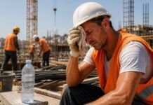 Munca pe caniculă: când temperatura devine risc profesional, nu simplu disconfort Munca pe caniculă: risc profesional pentru lucrători