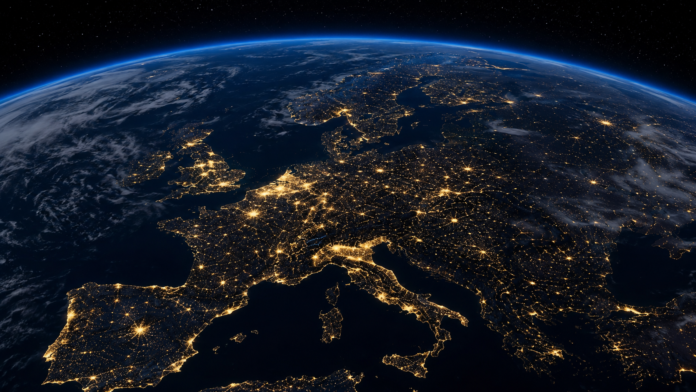 Europa vazuta din spatiu