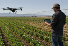 Drone și irigații inteligente: AI poate vedea stresul culturilor înaintea fermierului