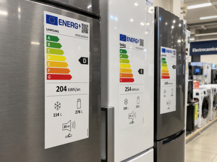 Etichete energetice pentru electrocasnice în România avertisment UE - Foto Știrea Verde