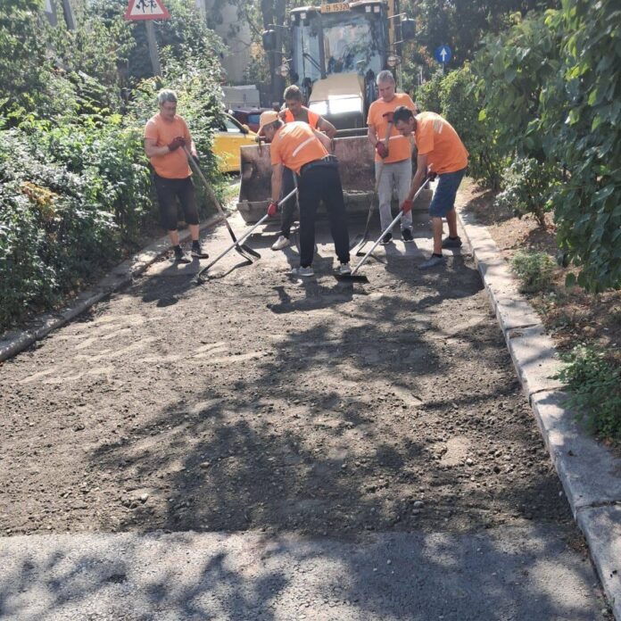 Infrastructură S5 repară străzile din jurul Școlii Principesa Margareta