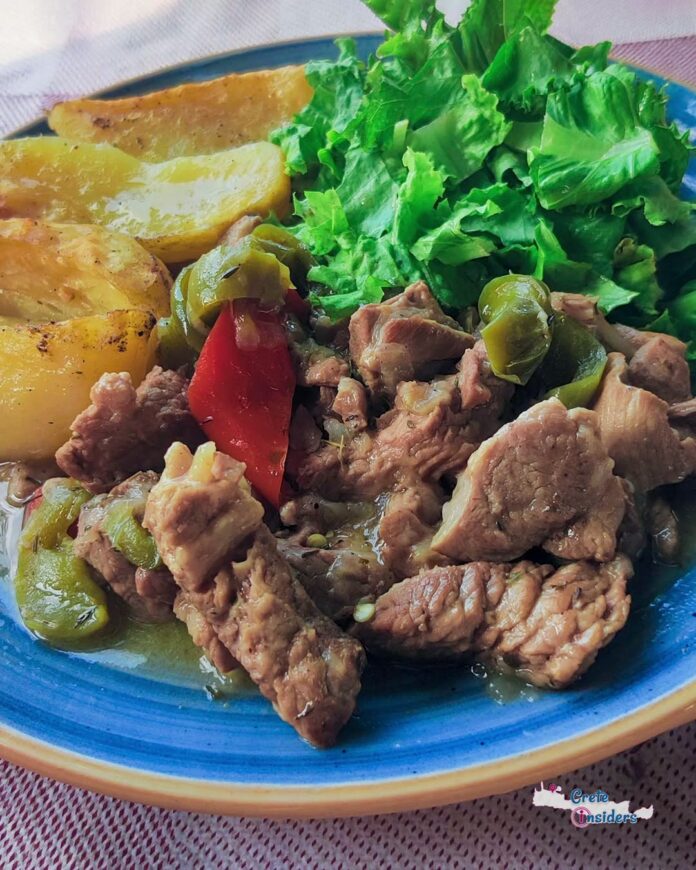 Prânz cretan - Dieta mediteraneană versus alimentația românească - Foto Crete Insiders Facebook